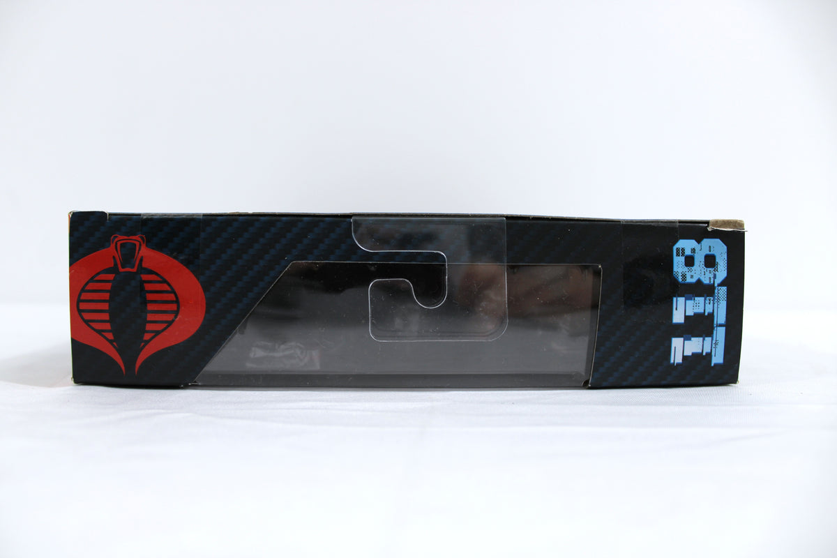 Metal-Head GI Joe Classified Series Deluxe — Bottom Panel with Cobra Logo and Clear Display Window