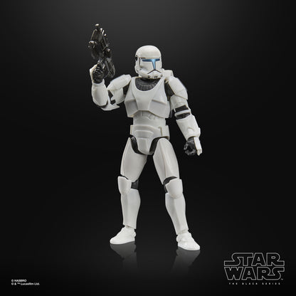 Clone Commando Black Series 6-Inch Figure — Side View Blaster Raised