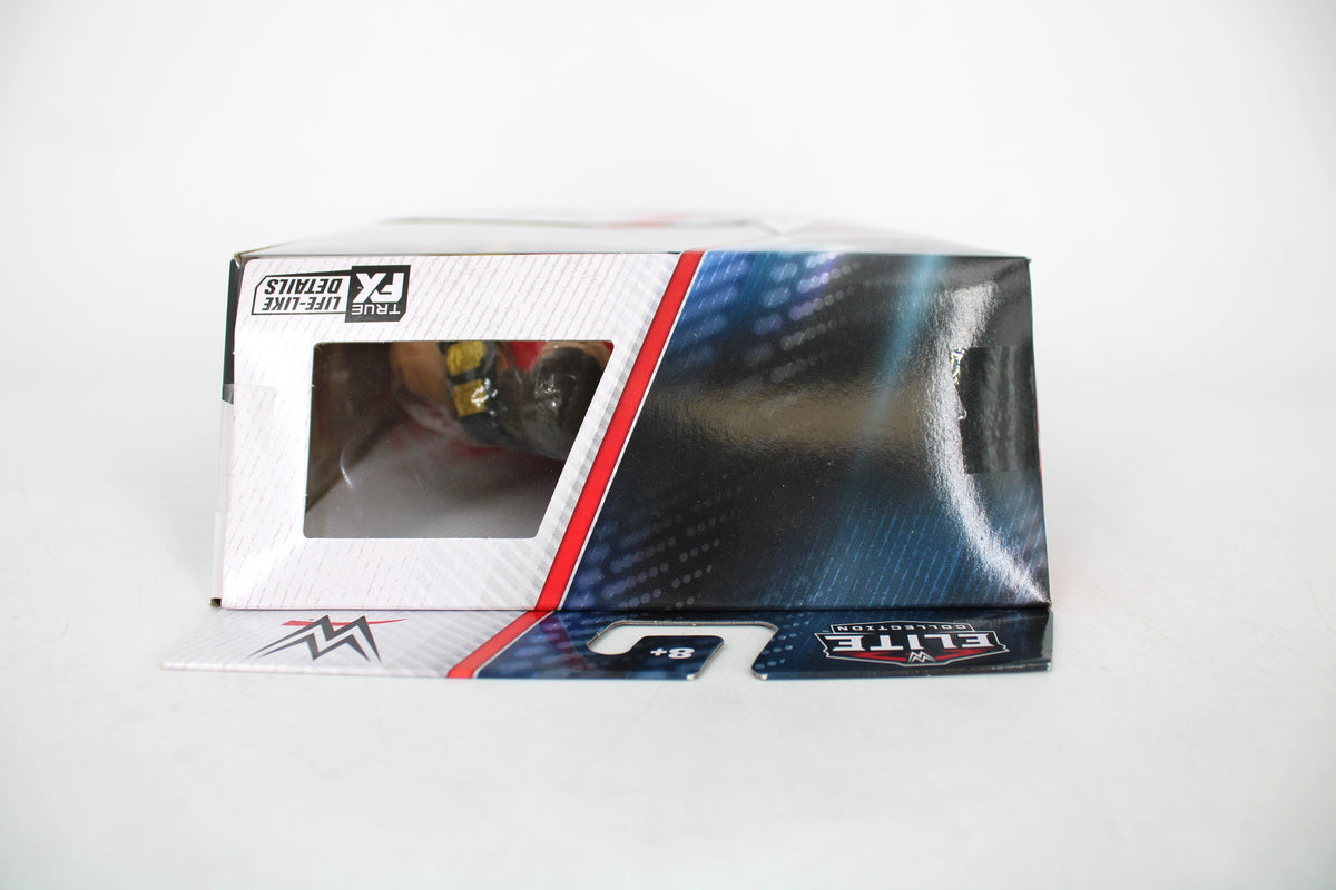 Typhoon WWE Elite Greatest Hits Figure — Box Bottom with Side Window Detail