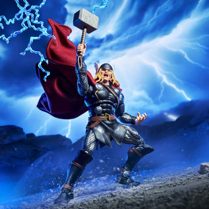 Thor Marvel Legends Maximum Series 6-Inch Figure — Mjolnir Raised Lightning Strike Pose