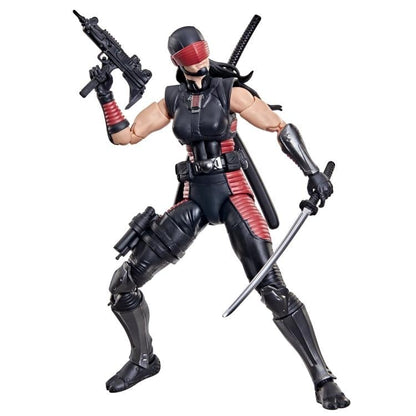 Snake Eyes Dawn Moreno GI Joe Classified 6-Inch Figure — Front View Dual-Weapon Stance