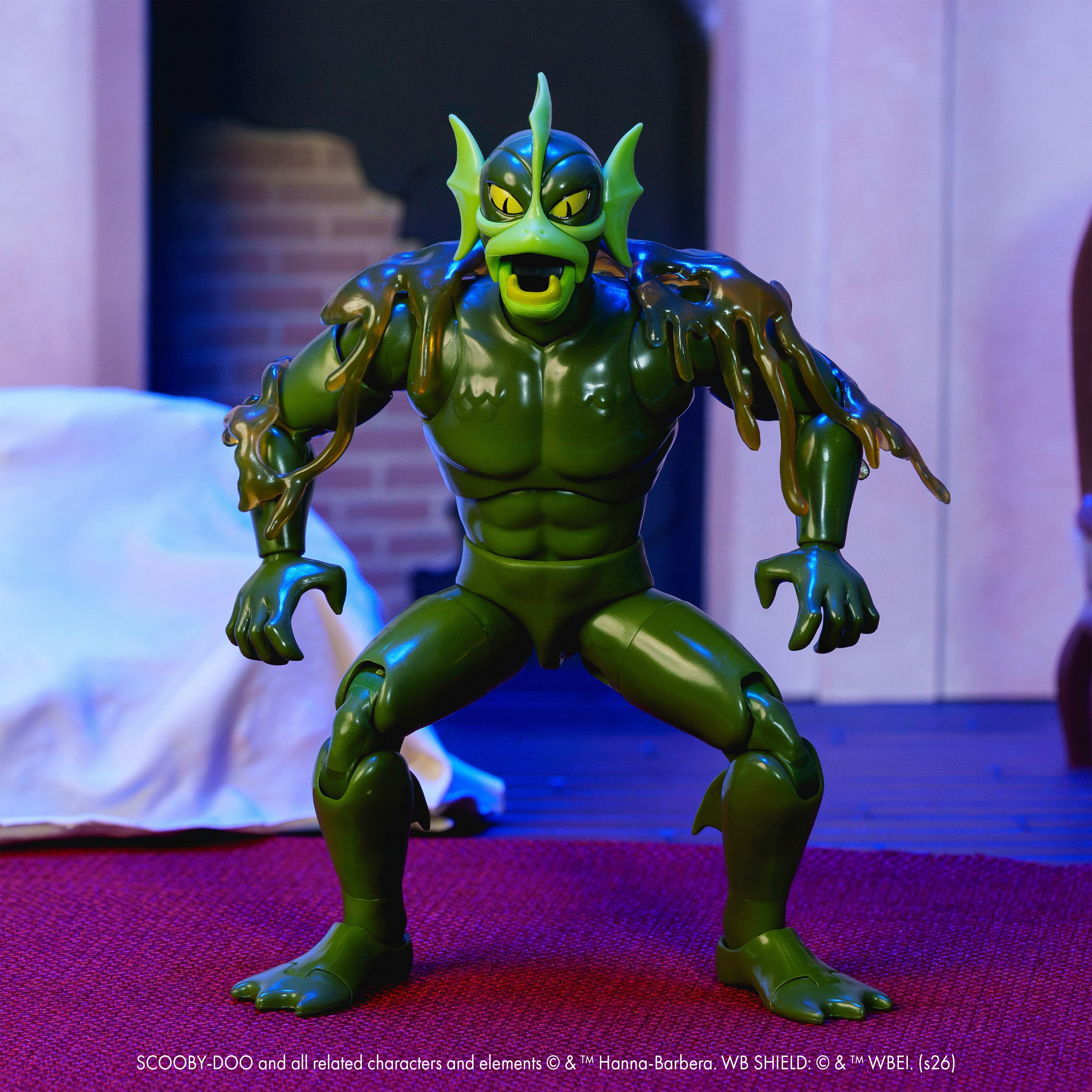 Sea Demon Scooby-Doo 1/12 Scale Figure — Front View Menacing Stance Open Mouth