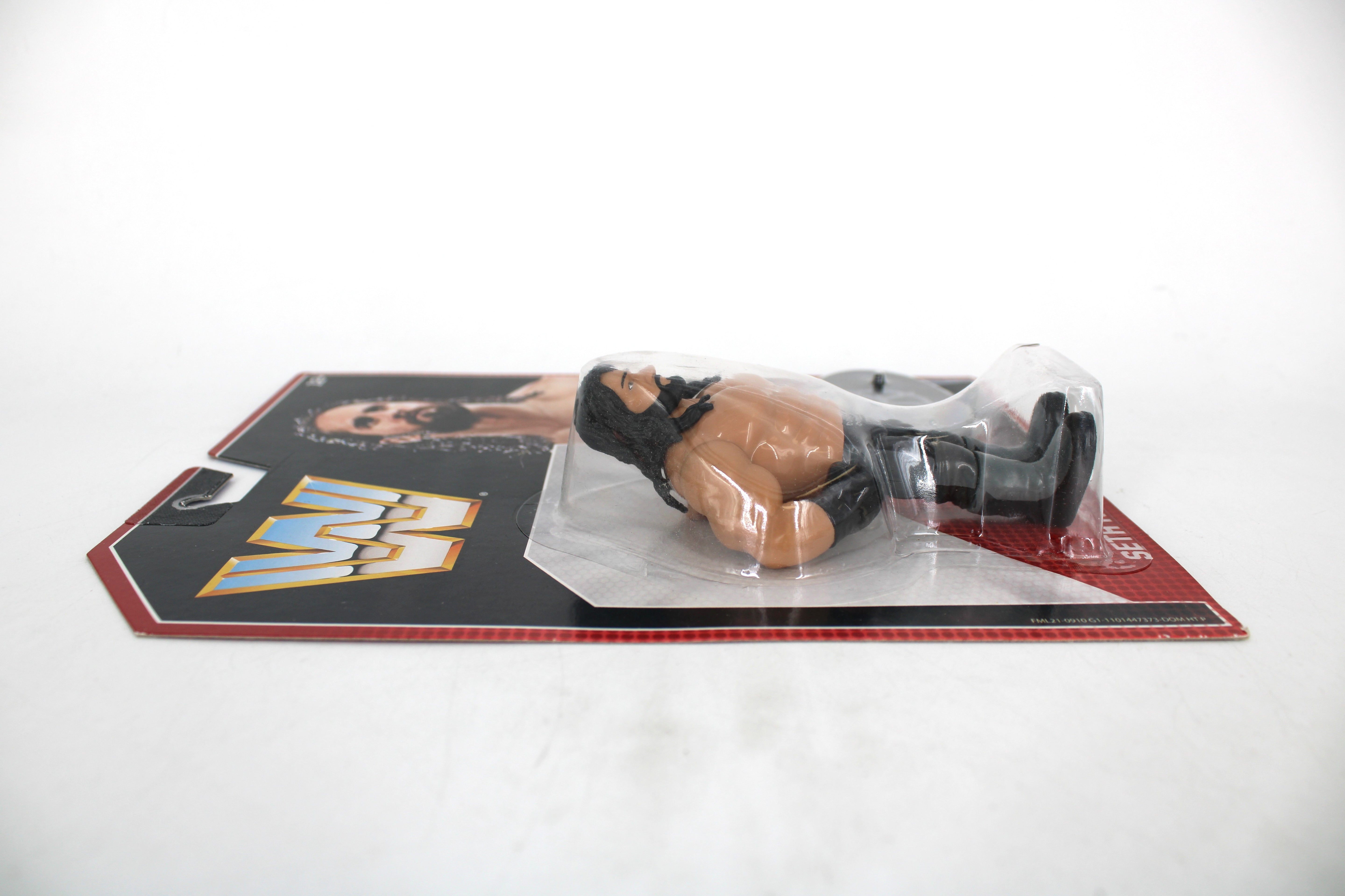 Seth Rollins WWE Retro Series 3 2017 Carded Figure — Side View