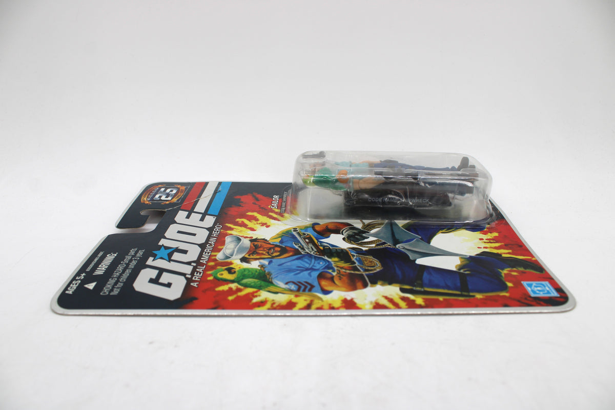 Shipwreck G.I. Joe 25th Anniversary 3¾-Inch Figure — Bubble Detail Angle