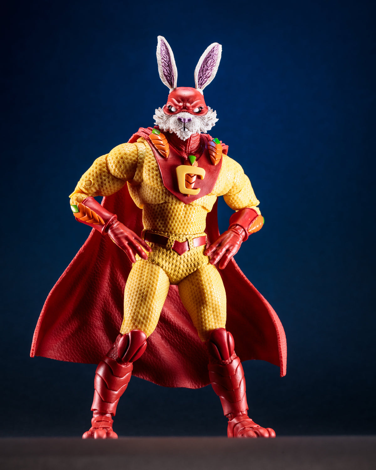 Captain Carrot DC Multiverse 7-Inch Figure — Heroic Hands-on-Hips Pose