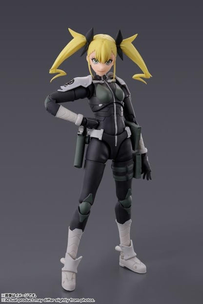Kikoru Shinomiya Kaiju No. 8 S.H.Figuarts 5-Inch Figure — Full Body Front View White Boots Detail