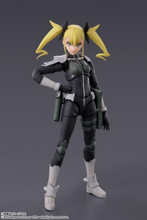 Kikoru Shinomiya Kaiju No. 8 S.H.Figuarts 5-Inch Figure — Full Body Front View White Boots Detail