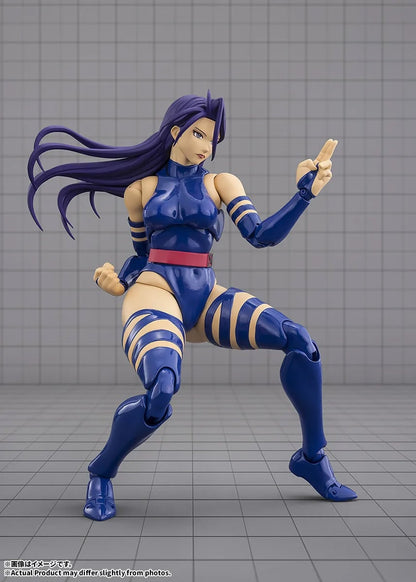 Psylocke Gamerverse S.H.Figuarts 6-Inch Figure — Articulation Pose Crouching Combat Stance