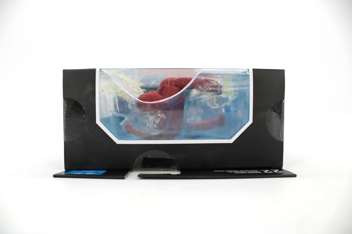 The Flash CW DC Multiverse 7-Inch Figure — Top View Showing Figure in Tray