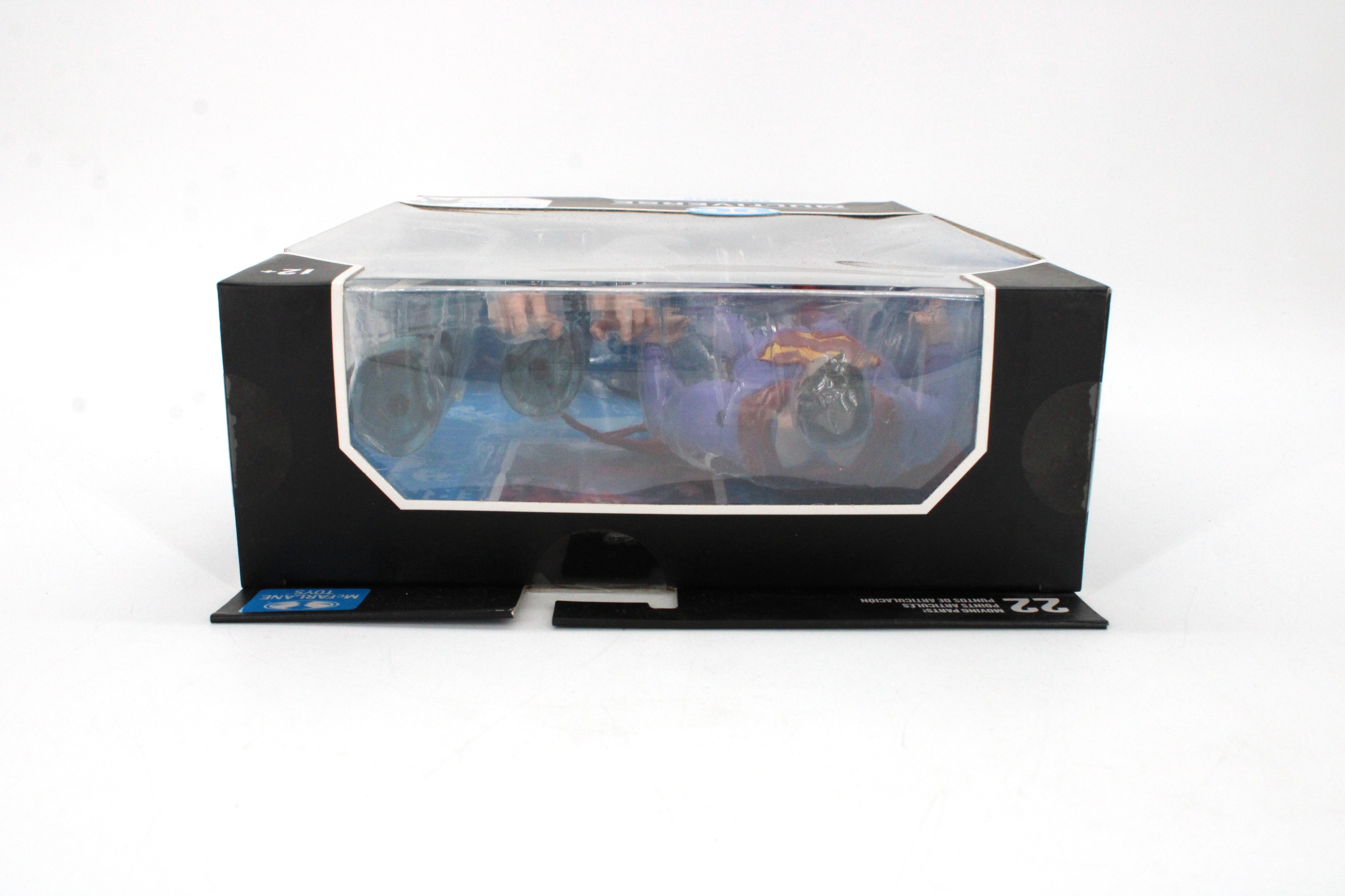 Superman Infected DC Multiverse Figure 4 of 4 — Side View Showing Window Bubble and Package Depth