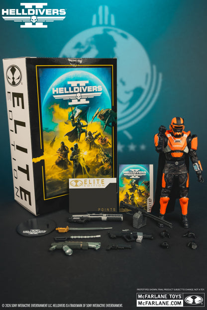 CE-35 Trench Engineer McFarlane Elite Edition 7-Inch Figure — Full Contents Display with Box and All Accessories