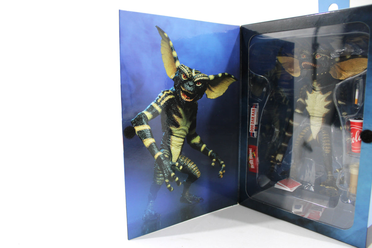 NECA Gremlins Ultimate Gremlin Figure — Book-Style Clamshell Box Open Side View
