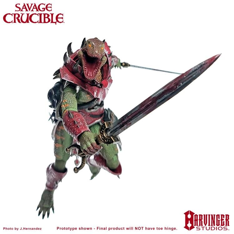 Veteris Rapax Savage Crucible 6-Inch Figure — Articulation Pose with Sword and Whip
