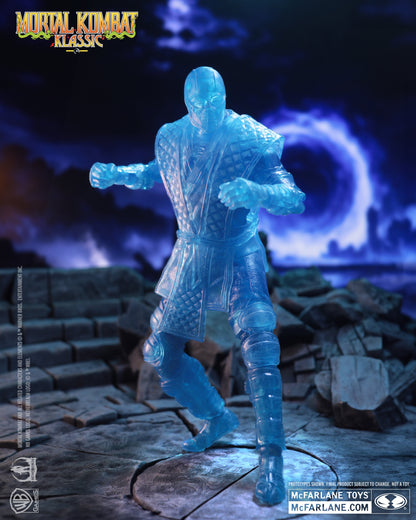 Sub-Zero Ice Clone Mortal Kombat Klassic 7-Inch Figure — Front View Combat Stance