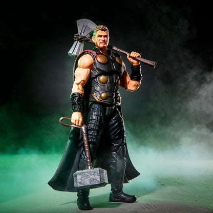 Thor Avengers Doomsday Marvel Legends 6-Inch Figure — Full Body Front View Holding Both Weapons