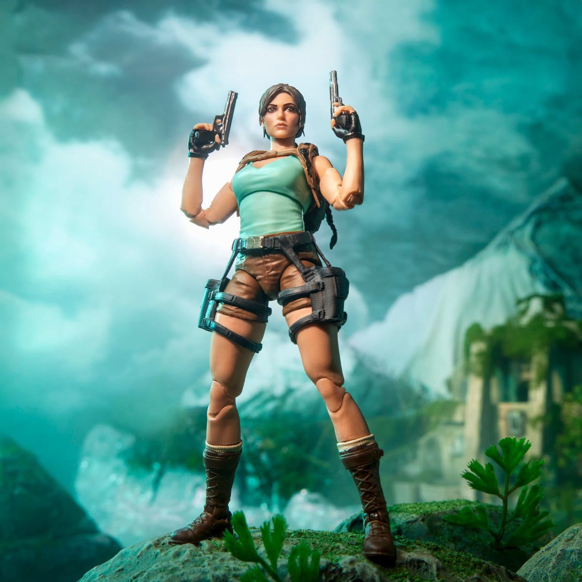 Lara Croft G.I. Joe Classified Series 6-Inch Figure — Dual Pistols Front View