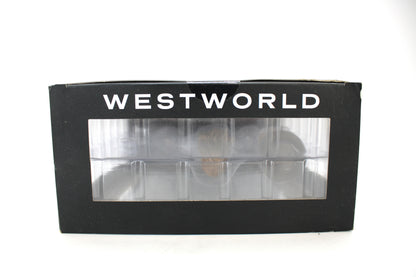 Outlaw Dolores Westworld Diamond Select Toys 2019 Figure — Top View Showing Box Wear