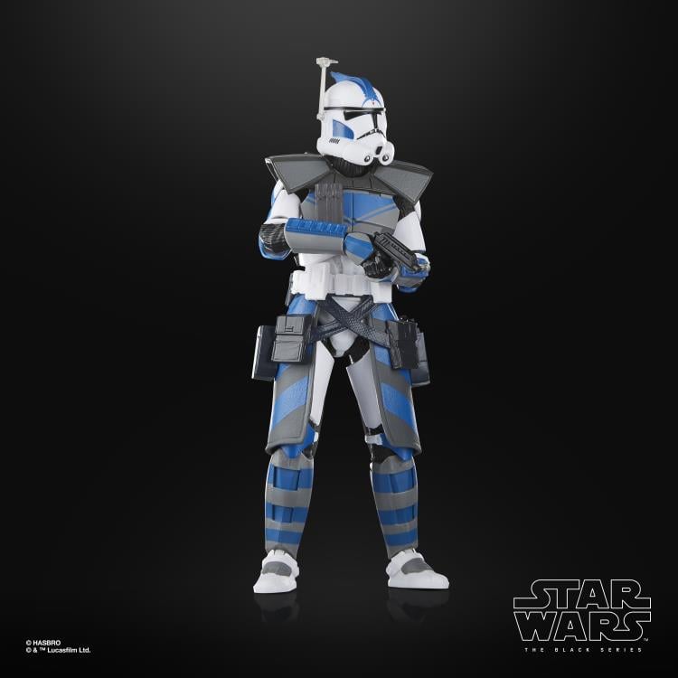 ARC Trooper Fives Black Series 6-Inch Figure — Side View Holding Blaster