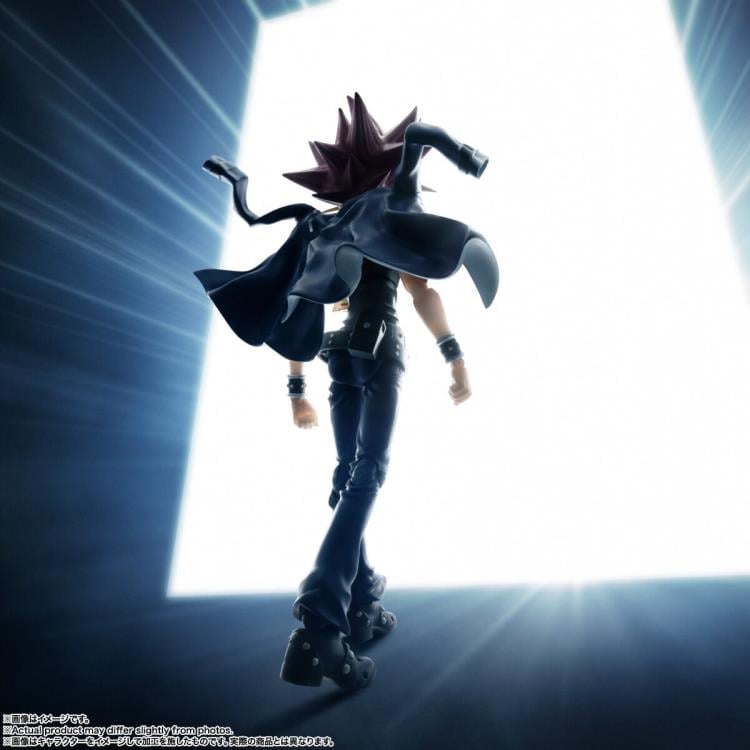 Yami Yugi S.H.Figuarts 6-Inch Figure — Back View Showing Cape and Hair Detail