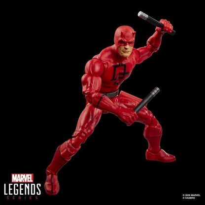 Daredevil Secret Wars Marvel Legends 6-Inch Figure — Articulation Pose Raising Billy Club