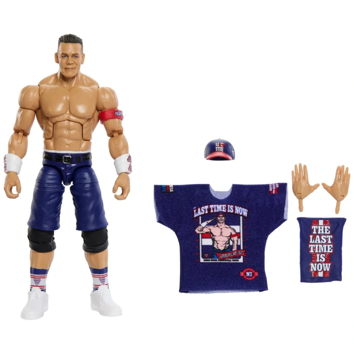 John Cena WWE Elite Series 127 6-Inch Figure — Accessories Included Layout