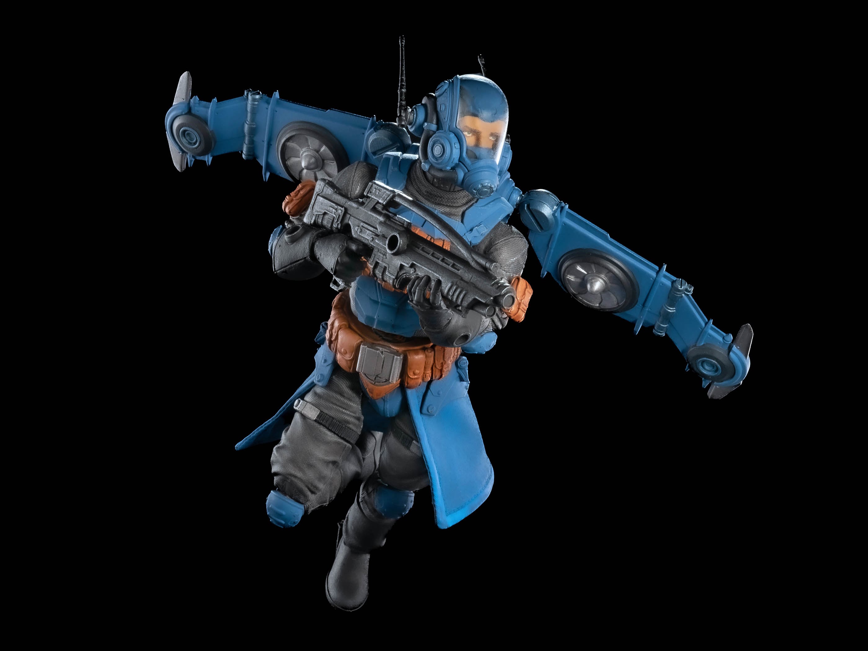 Mortal Thorn Mission Pack Cosmic Legions 6-Inch — Guardian Figure Flight Pose with Wings Attached