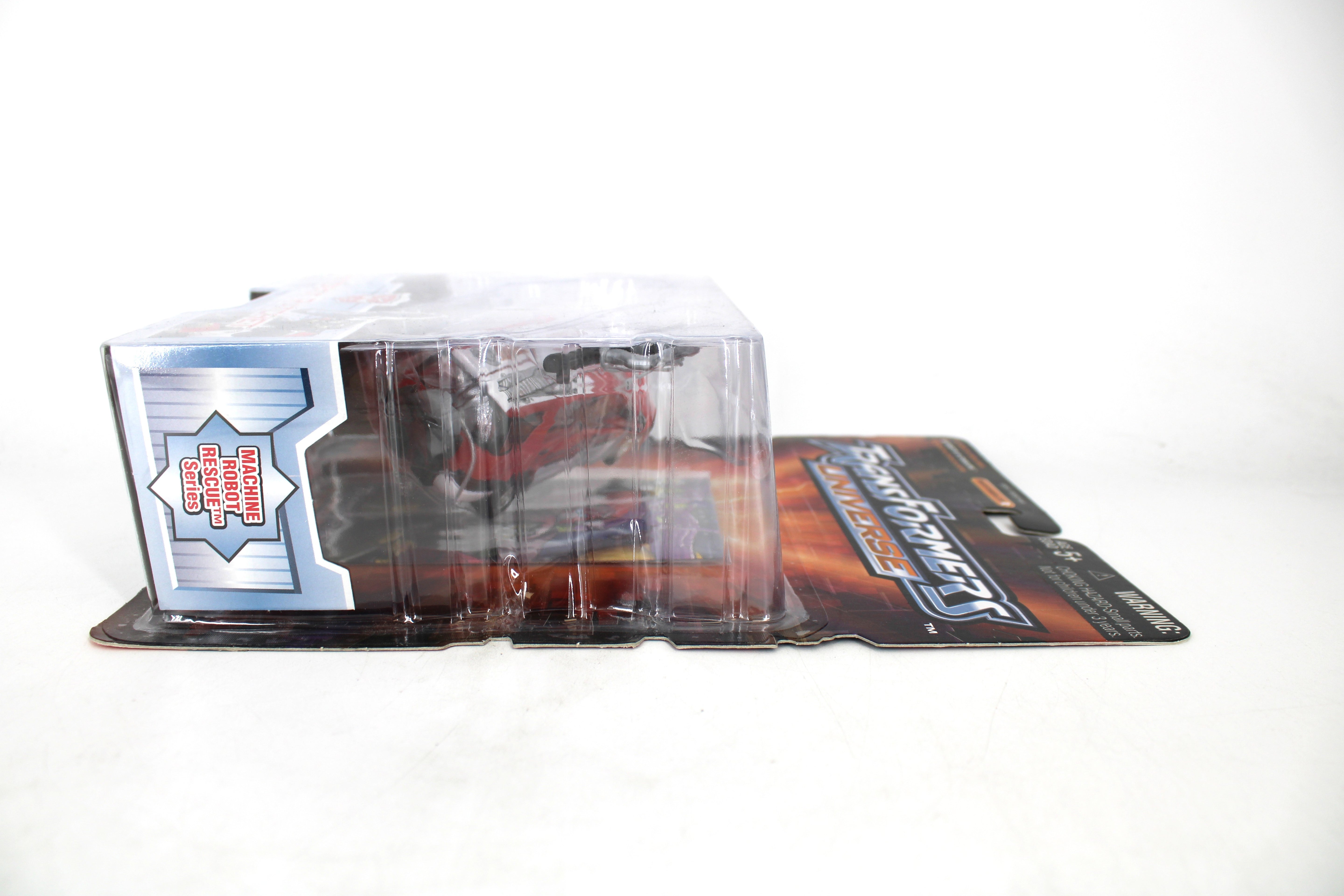 Autobot Ratchet Transformers Universe 1.0 Machine Robot Rescue — Package Detail Machine Robot Rescue Series Label