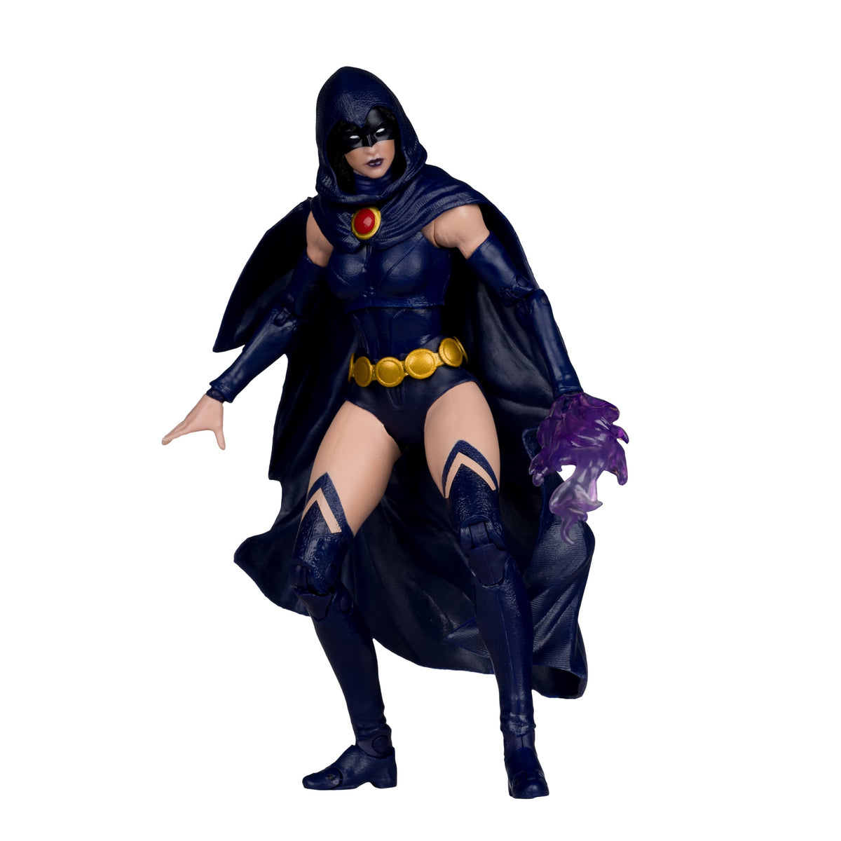 Raven DC Multiverse Collector Edition 7-Inch Figure — Articulation Pose with Purple Flame Effect