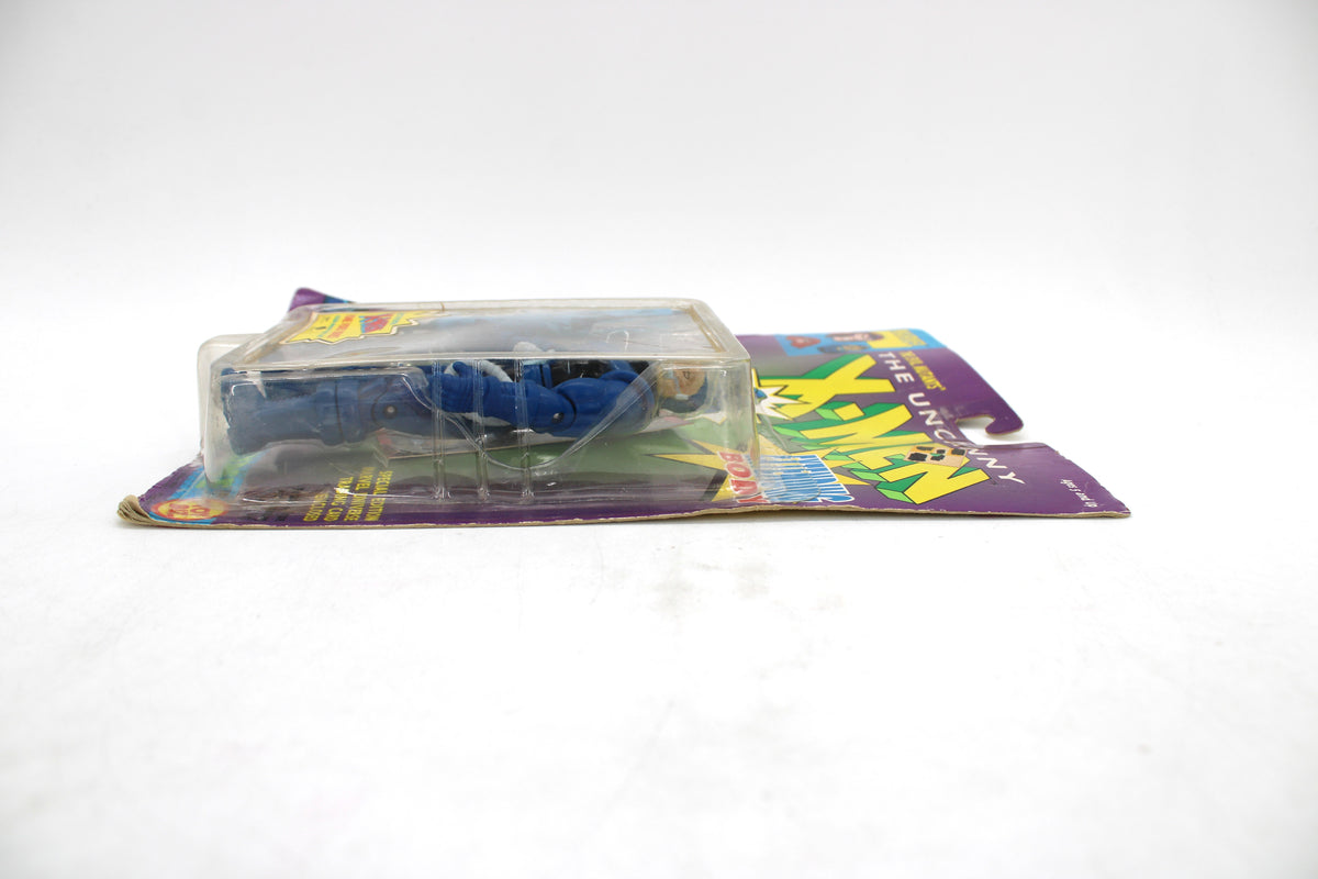 Apocalypse Uncanny X-Men Toy Biz 1991 Carded Figure — Opposite Side View Showing Card Edge Wear