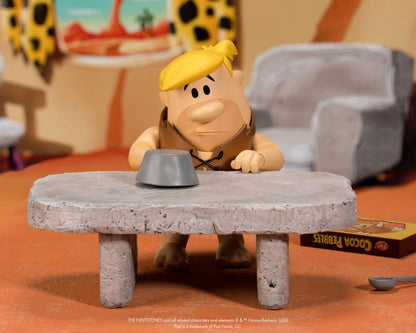 Barney Rubble Cocoa Pebbles 1:12 Scale Figure — Alternate Head Sculpt Sulking Pose at Table
