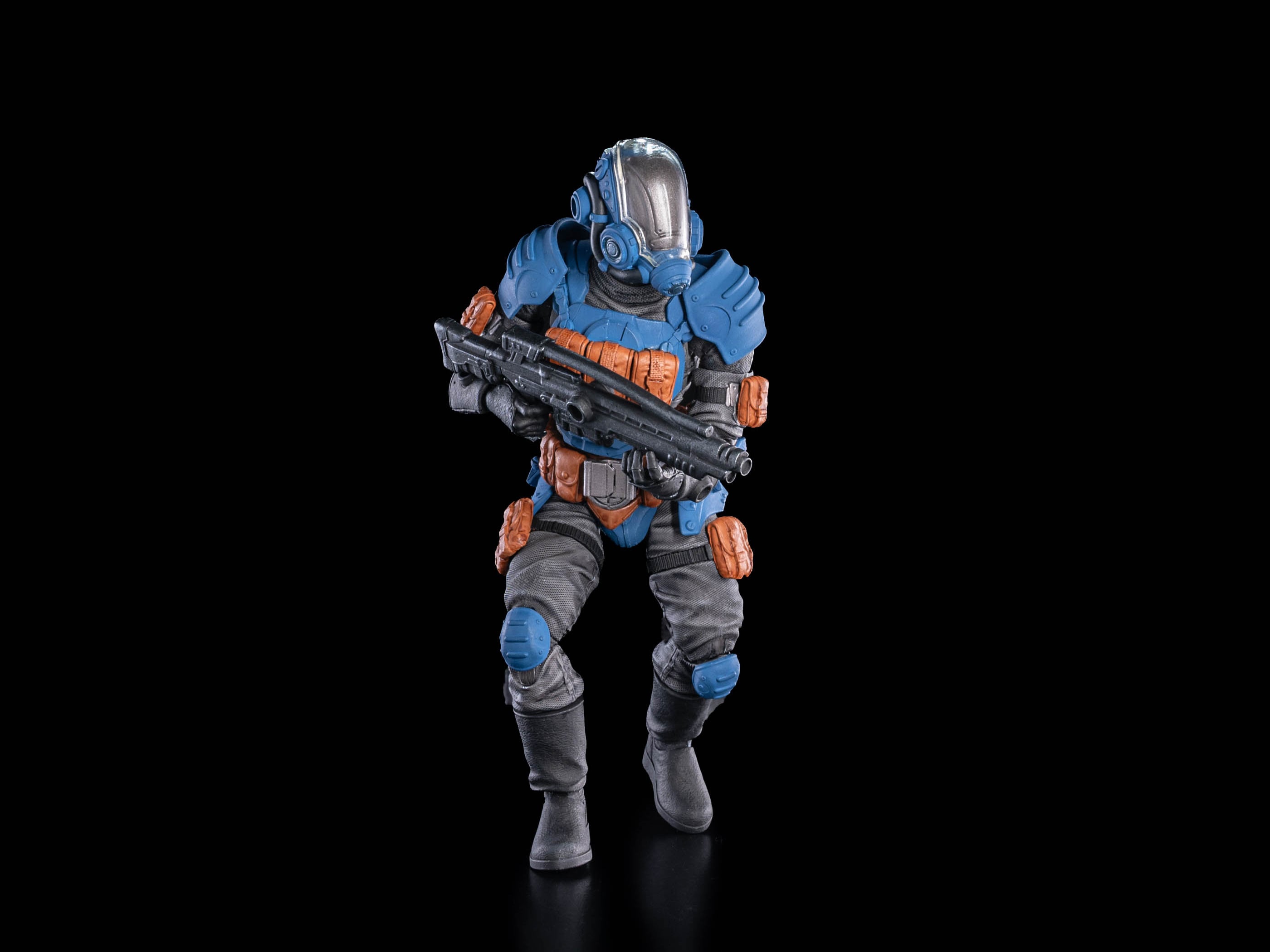 Protectorate Guardian Cosmic Legions 6-Inch Figure — Front View Walking Stance with Rifle