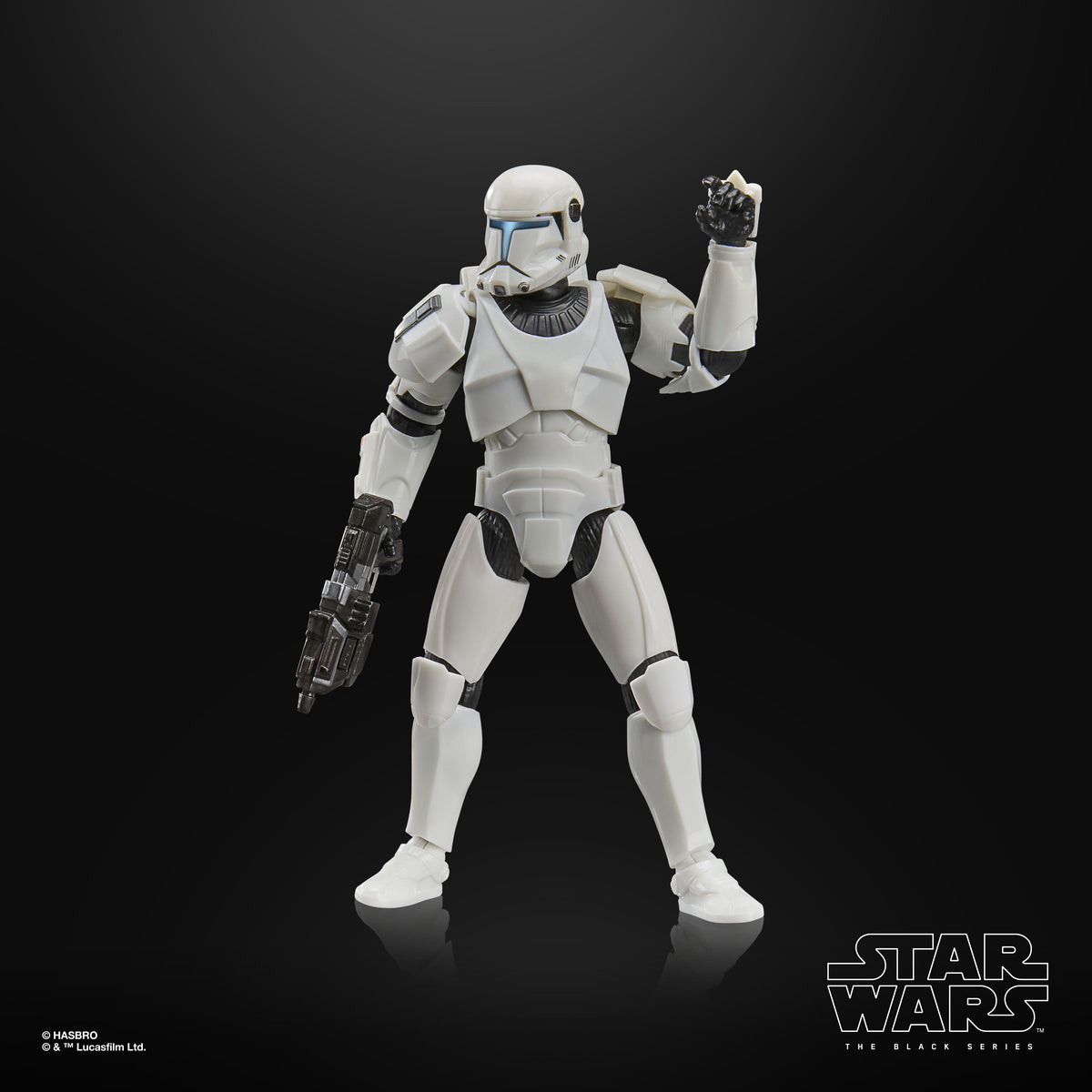 Clone Commando Black Series 6-Inch Figure — Articulation Pose Raised Fist