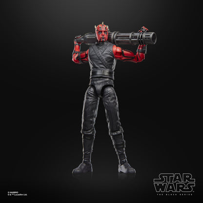 Icarus Black Series 6-Inch Figure — Front View Unmasked Head Cannon on Shoulder