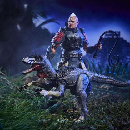 Professor Rottclaw Classified Series 6-Inch Figure Holding Whip with Cobra Deinonychus — Articulation Pose