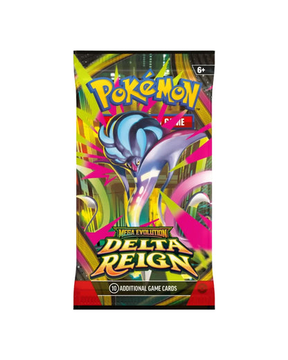 Delta Reign Booster Pack Pokemon TCG — Mega Malamar ex Pack Art Front