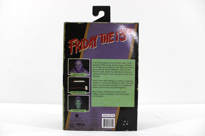 Jason Voorhees NECA Power Play Series NES Figure — Box Back View with Production Credits