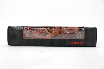 Chewbacca Star Wars Black Series 6-Inch Figure 2015 — Side View with Clear Window and Chewbacca Name Panel
