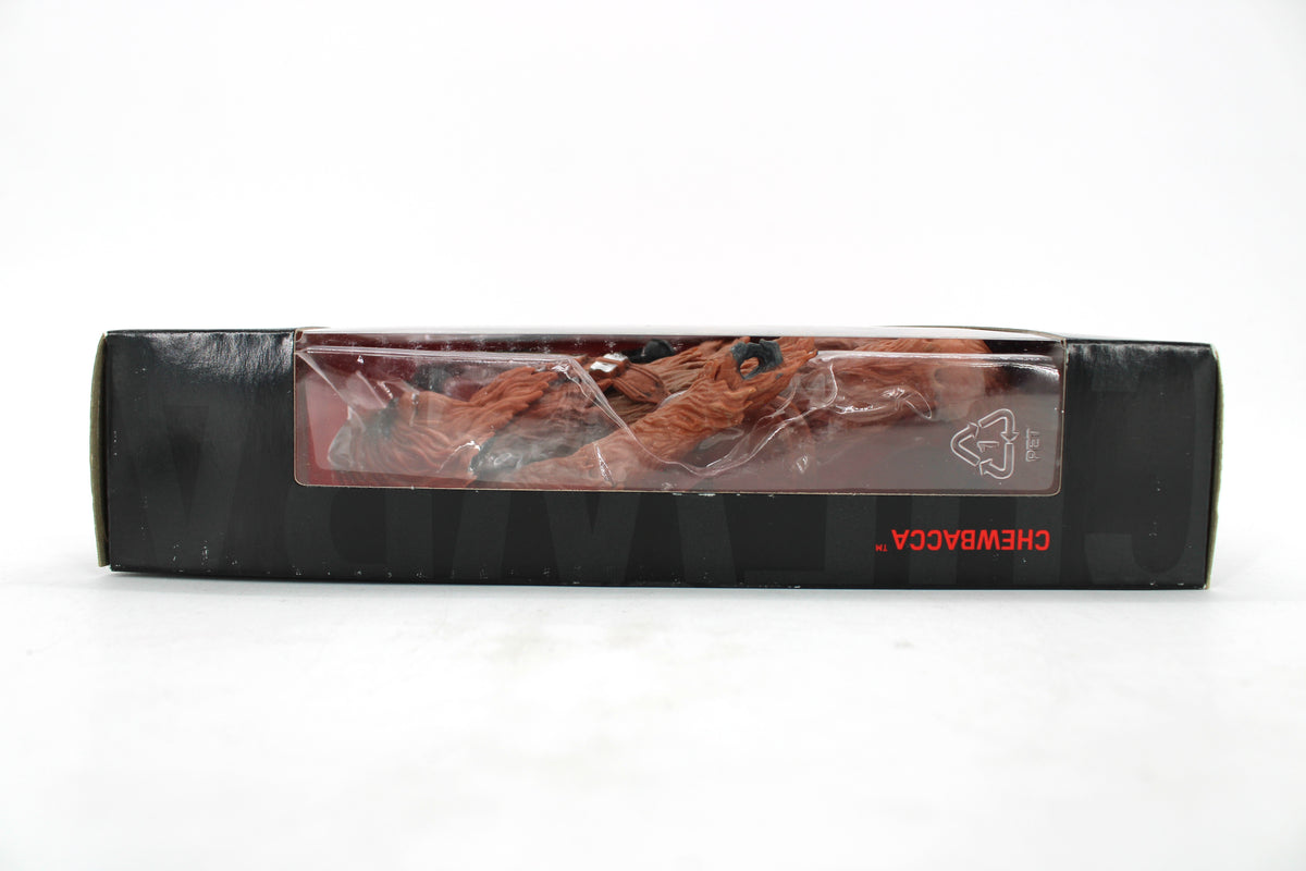 Chewbacca Star Wars Black Series 6-Inch Figure 2015 — Side View with Clear Window and Chewbacca Name Panel