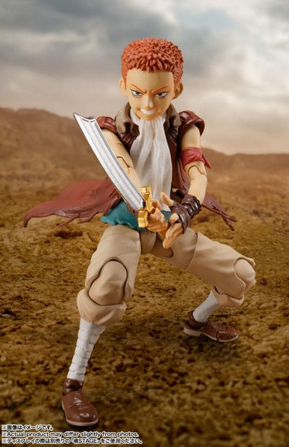 Isidro Berserk S.H.Figuarts 5-Inch Figure — Articulation Pose Low Combat Stance with Cutlass