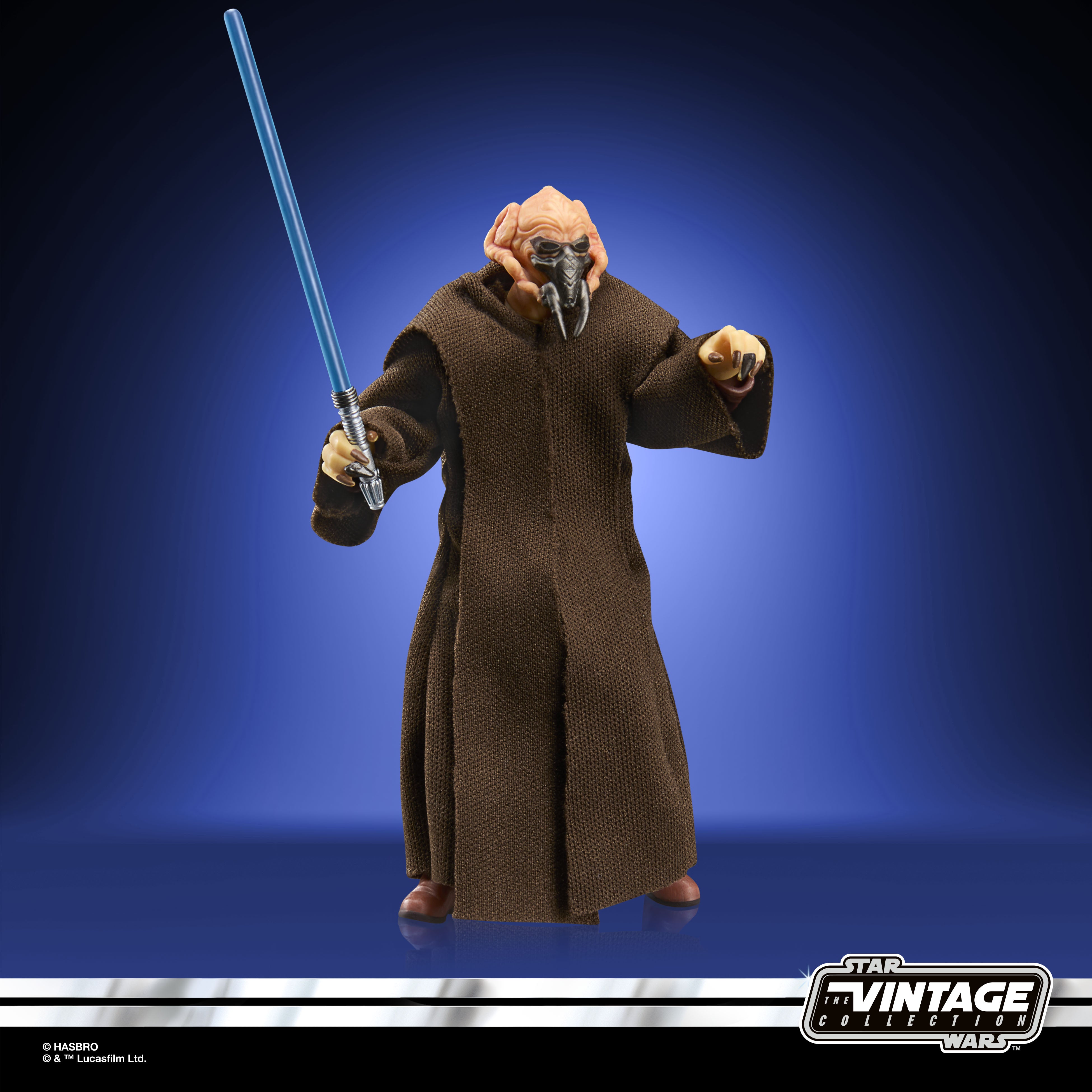 Plo Koon Vintage Collection 3.75-Inch Figure — Articulation Pose with Lightsaber Raised