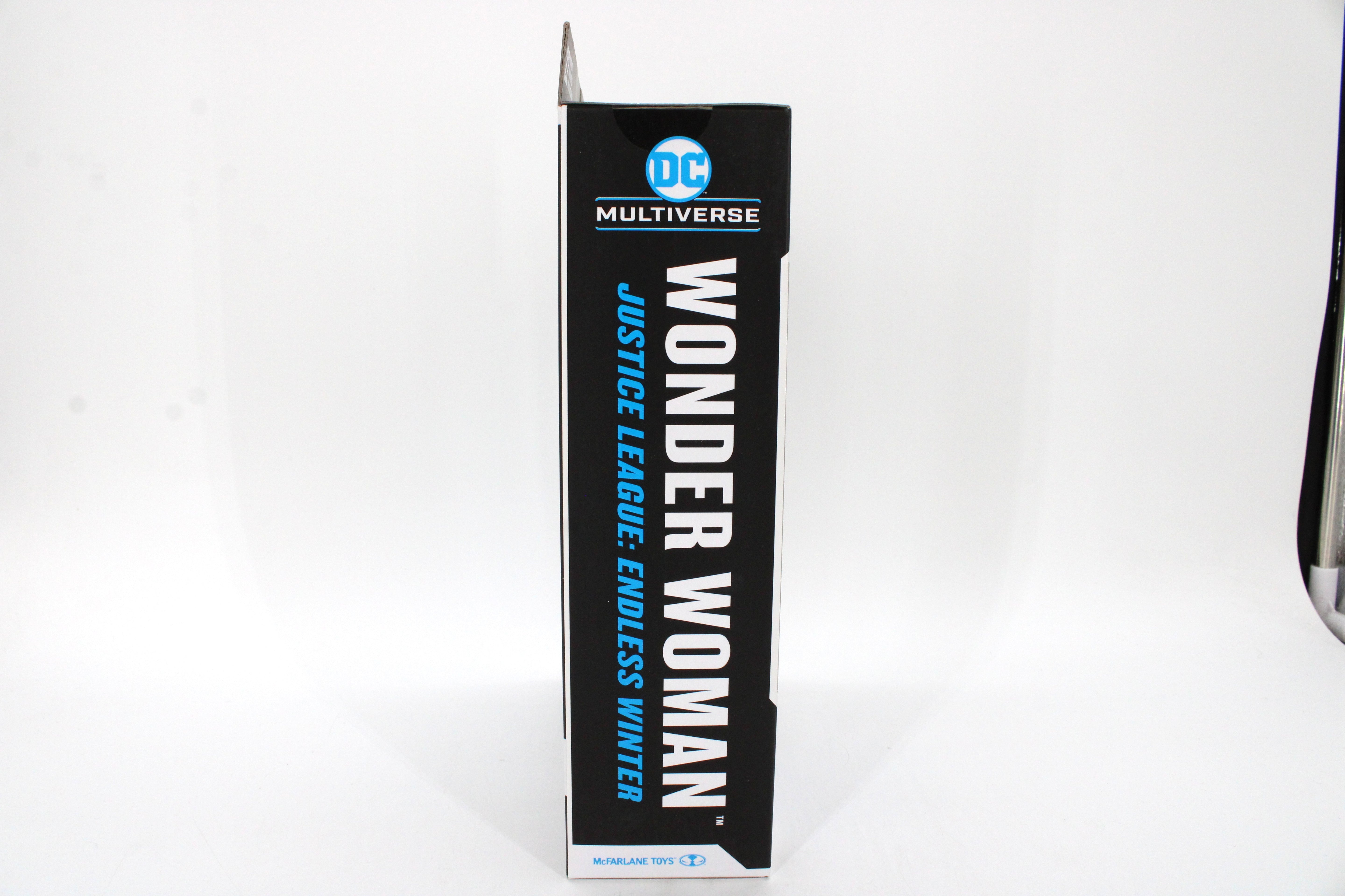 Wonder Woman DC Multiverse Endless Winter Figure — Box Side View