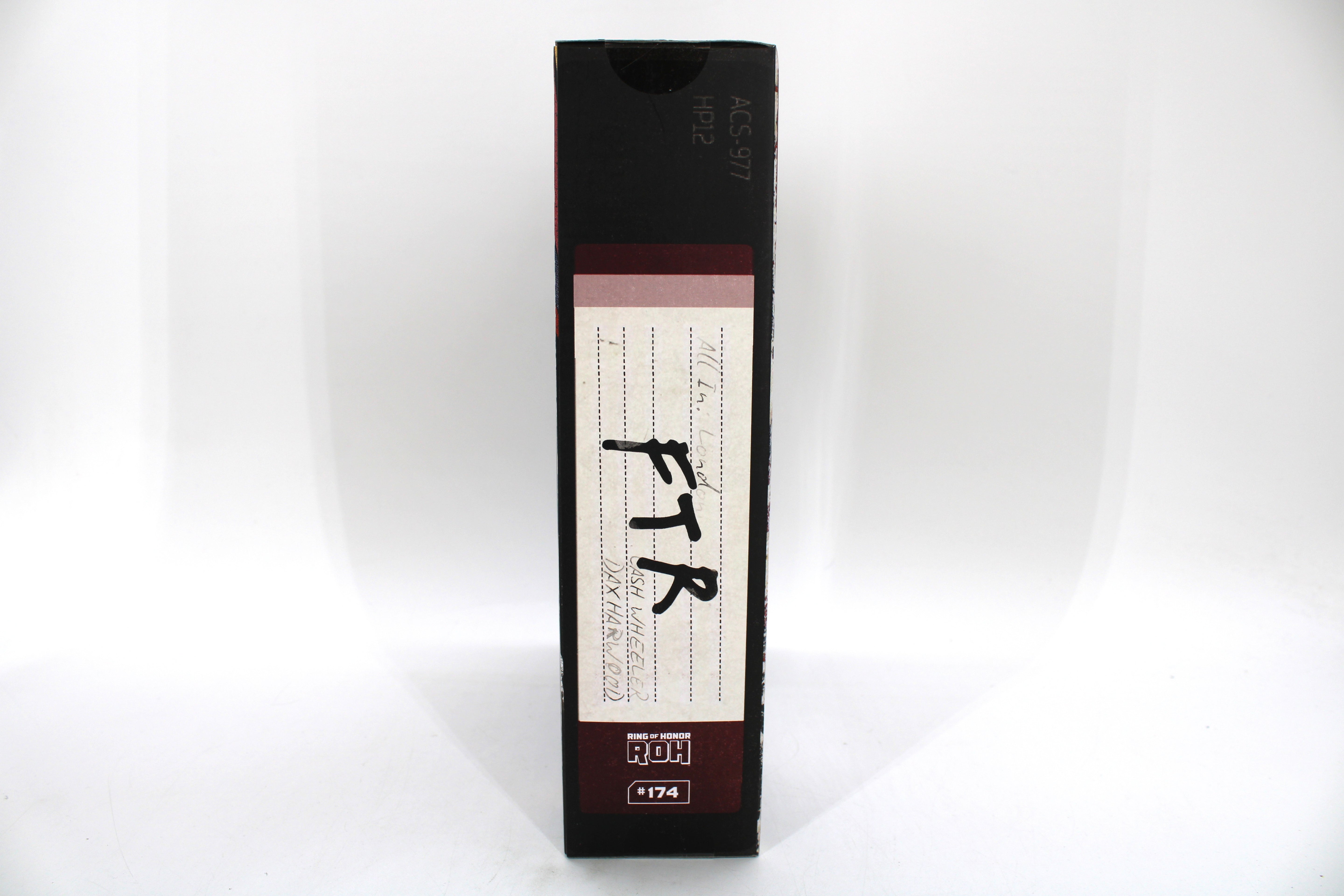 FTR Living Legends 2-Pack Jazwares Vault 2024 — VHS Tape Spine with FTR Label ROH Logo and Item Number 174