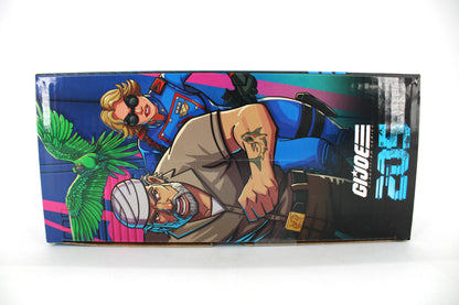 Shipwreck vs Cadet Deming GI Joe Classified Series #205 — Box Side Full Art Illustration