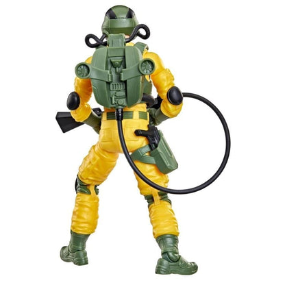 Airtight G.I. Joe Classified Series 6-Inch Figure — Back View Showing Compressor Pack Detail