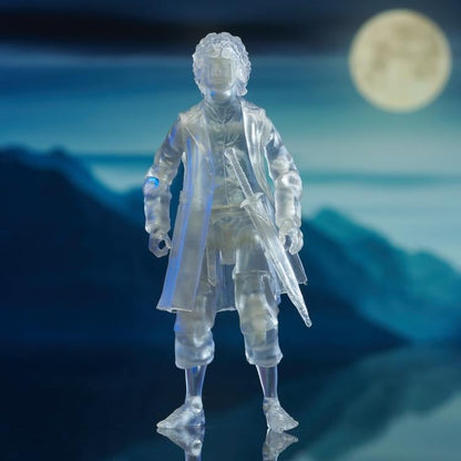 Invisible Frodo Lord of the Rings 5-Inch Deluxe Figure — Front View Clear Plastic