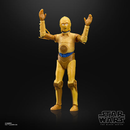 C-3PO Droids Black Series 6-Inch Figure — Articulation Pose Arms Raised