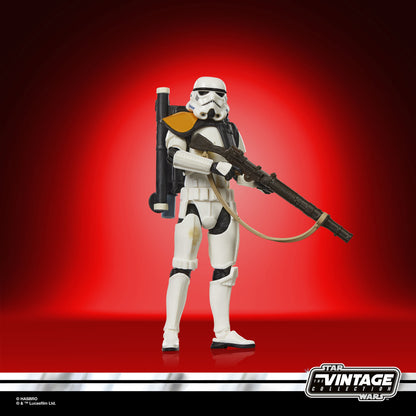 Sandtrooper Squad Leader Vintage Collection 3.75-Inch Figure — Side View Carrying Long Rifle with Sling