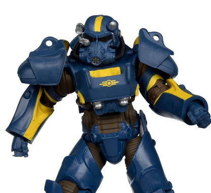 T-60 Vault Tec Fallout 7-Inch Figure — Torso and Helmet Detail Close-Up