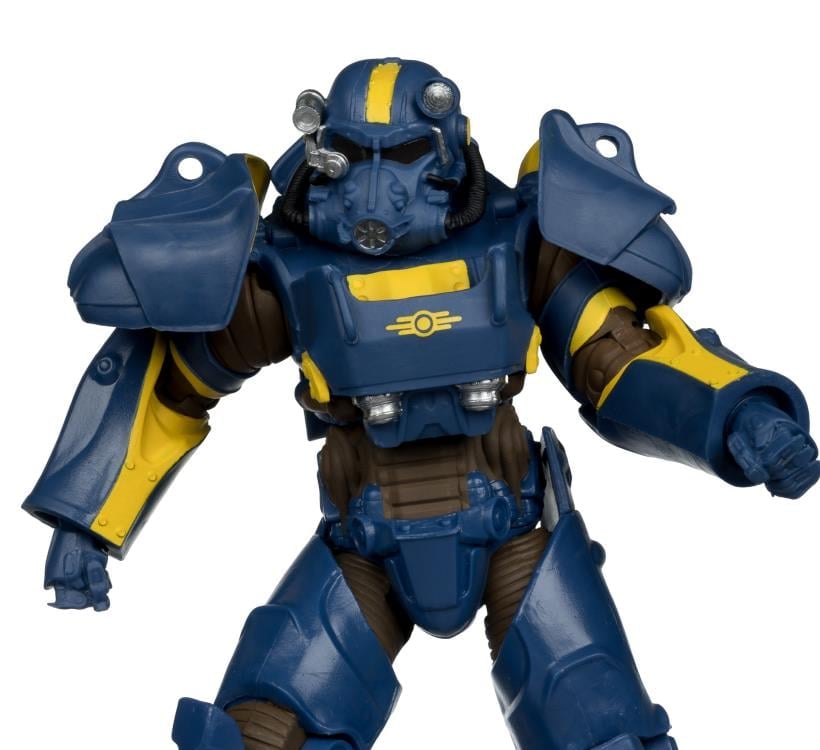 T-60 Vault Tec Fallout 7-Inch Figure — Torso and Helmet Detail Close-Up