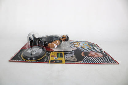 Kevin Owens WWE Retro Series Hasbro-Style Action Figure — Contents Display with Figure, Stand, and Card Laid Flat